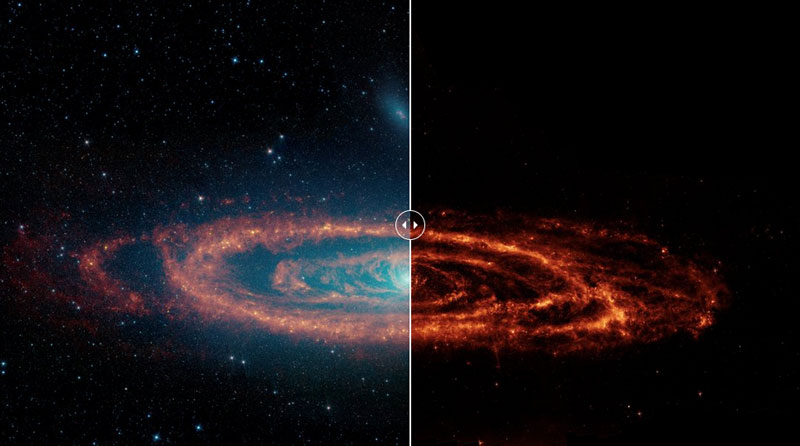 Космический телескоп Спитцер объяснил пищевые привычки сверхмассивной чёрной дыры  она кушает регулярно и понемногу